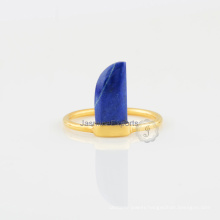 Handmade 925 Sterling Silver Ring with Lapis Gemstone Silver Ring Supplier